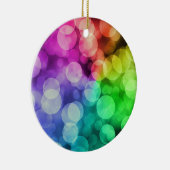 Regenboogpride kerstboomversiering keramisch ornament (Rechts)