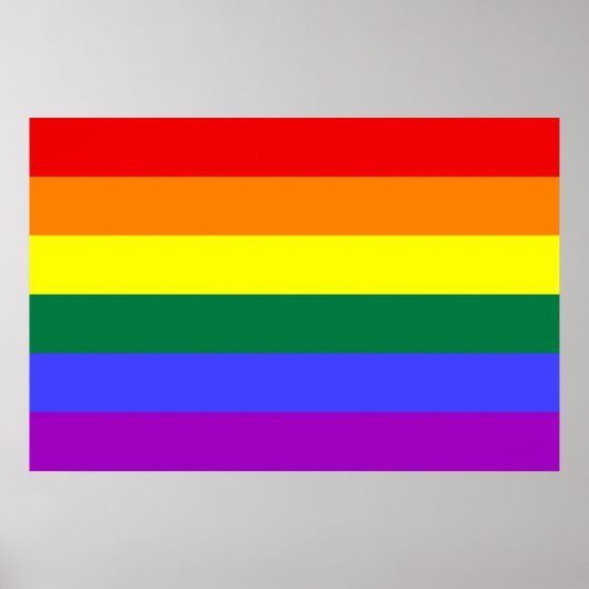 Regenboogpride-Poster Poster (Voorkant)