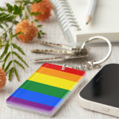 Regenboogpride Sleutelhanger (Voorkant Rechts)