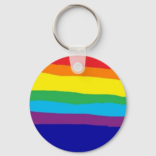 regenboogpride sleutelhanger (Voorkant)