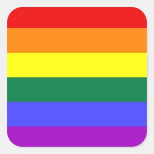 Regenboogpride Vlag sticker