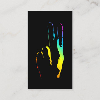 regenboogpride vredesbord visitekaartje