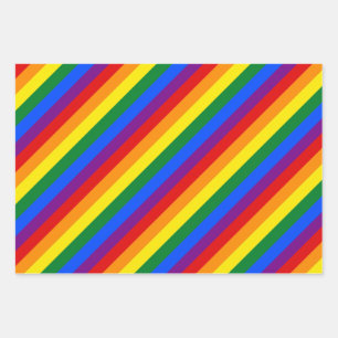 regenboogprideverpakkingspapier 3 design inpakpapier vel