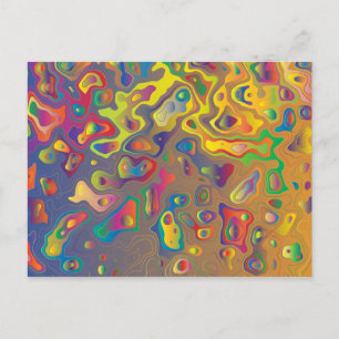 Regenboogprisma waterdruppels briefkaart