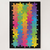 regenboogpuzzel puzzel legpuzzel (Verticaal)