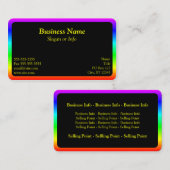 Regenboogrand Visitekaartje (Voorkant / Achterkant)