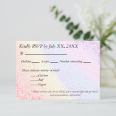 Regenboogreactie_2 RSVP Kaartje (Staand voorkant)