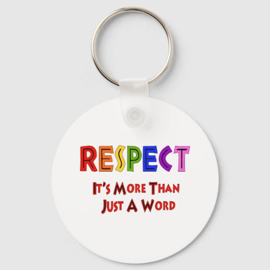 Regenboogrespect Sleutelhanger (Voorkant)