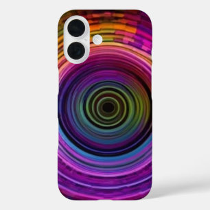 Regenboogrimpelingen iPhone 16 Hoesje