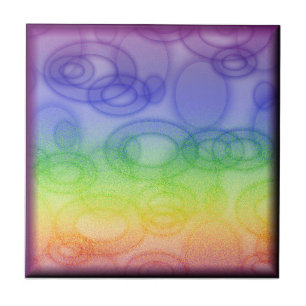 Regenboogringen Tegeltje