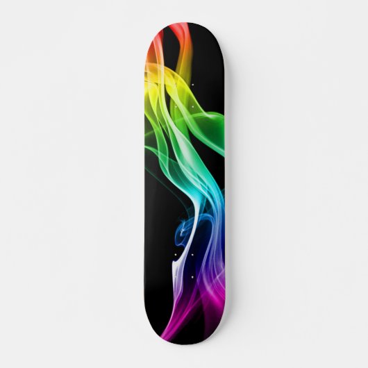 regenboogrook skateboard (Voorkant)