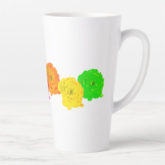 RegenboogRozen Latte Mok (Rechts)