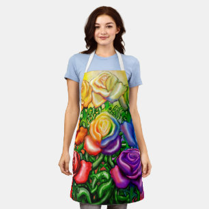 RegenboogRozen Schort