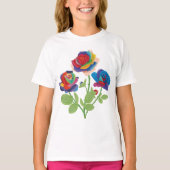 RegenboogRozen T-shirt (Voorkant)