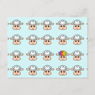 regenboogschaap briefkaart