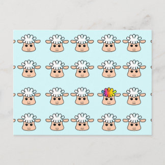 regenboogschaap briefkaart