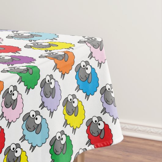 Regenboogschaap Tafelkleed (Voorbeeld)