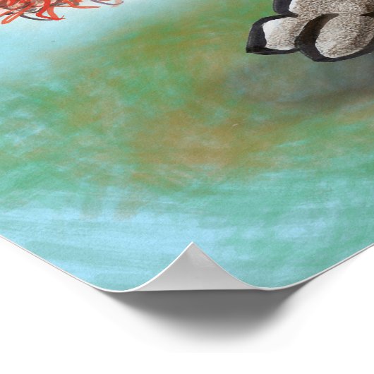 Regenboogschapen Poster (Hoek)