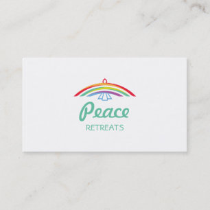 Regenboogscharnierende duif (scherpe / volledige k visitekaartje