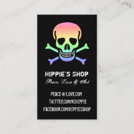 Regenboogschedel Aangepaste Visitekaartjes