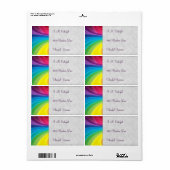 Regenboogscheuren Etiket (Full Sheet)