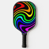 Regenboogscheuren Pickleball Paddle (Achterkant)