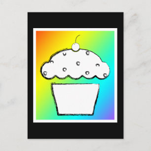 regenboogschieten briefkaart