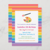 Regenboogschilderkunst Kaart (Voorkant / Achterkant)