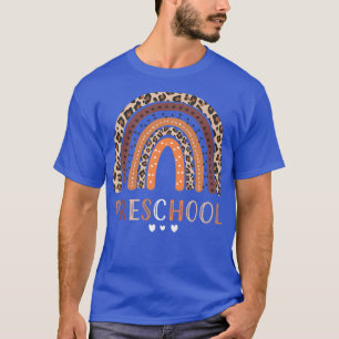 Regenboogschool Terug naar schoolleraar Eerste dag T-shirt