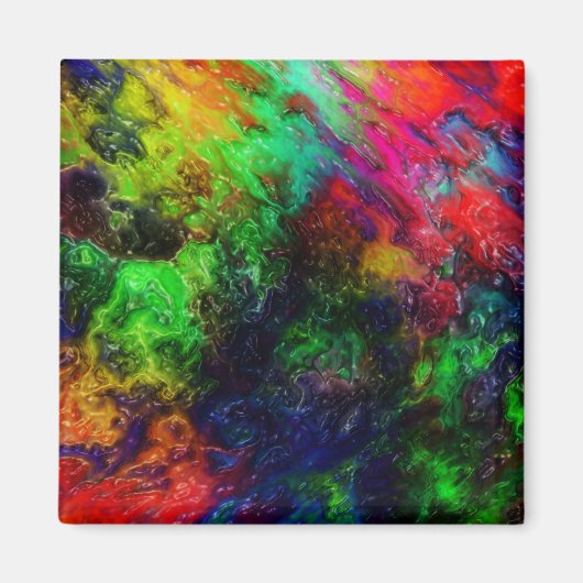 Regenboogschuim Magneet (Voorkant)