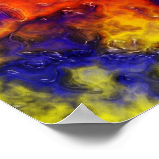 Regenboogschuim Poster (Hoek)