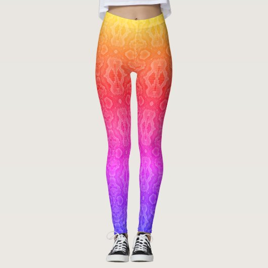 Regenboogslang Leggings (Voorkant)