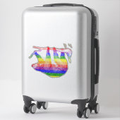 Regenboogsleuf, vinylSticker, op maat gesneden Sticker (Koffer)