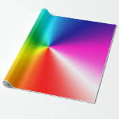 Regenboogspectrum Cadeaupapier (Uitgerold)