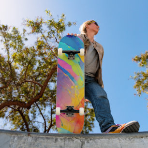 regenboogspectrum skateboard
