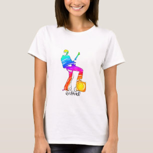 regenboogspeler t-shirt