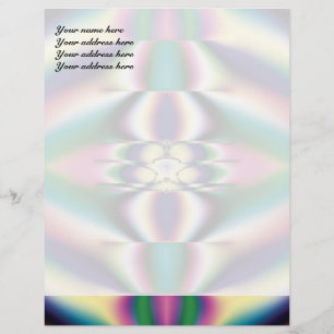 Regenboogspiegels Briefhoofd Sjabloon