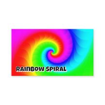 Regenboogspiraal (je kunt de woorden veranderen)