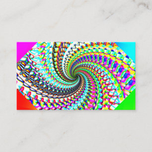 Regenboogspiraal (je kunt woorden toevoegen) visitekaartje