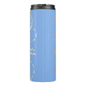 regenboogspiraalstelsel thermosbeker (Achterkant)