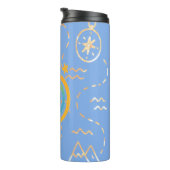 regenboogspiraalstelsel thermosbeker (Geroteerd rechts)