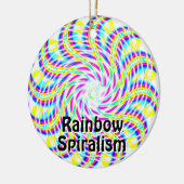 regenboogspiritisme keramisch ornament (Links)