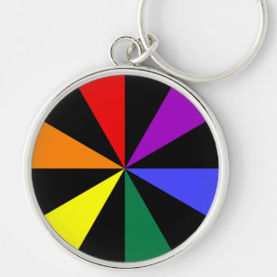 Regenboogspoelen Sleutelhanger