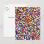 Regenboogsprinken Briefkaart (Voorkant / Achterkant)