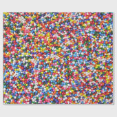 Regenboogsprinken Cadeaupapier (Vlak)