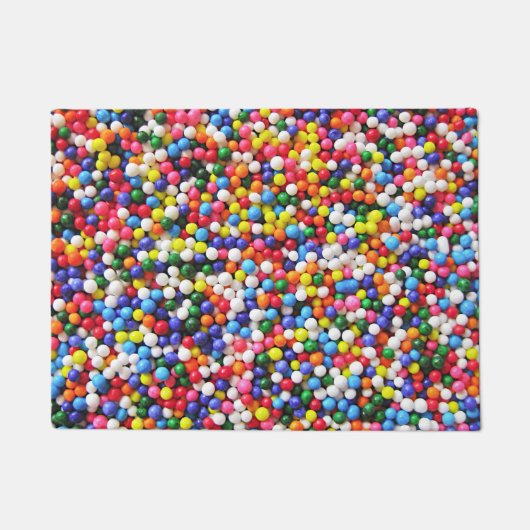 Regenboogsprinken Deurmat (Voorkant)