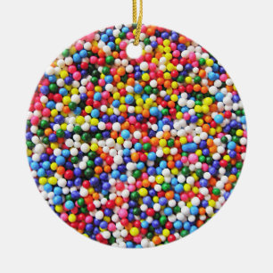 Regenboogsprinken Keramisch Ornament