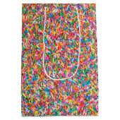 Regenboogsprinken Medium Cadeauzakje (Achterkant)