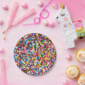 Regenboogsprinken Papieren Bordje (Feest)