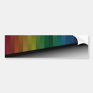 Regenboogstaven Bumpersticker